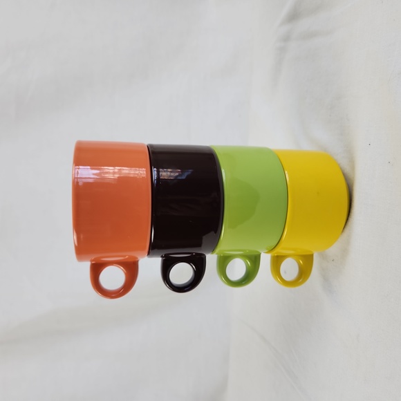 Pier 1 Import Multicolored Cups,Coffee cups - Picture 1 of 4